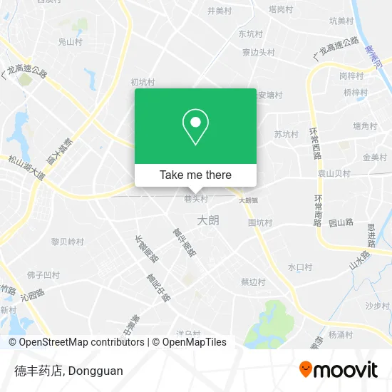 德丰药店 map