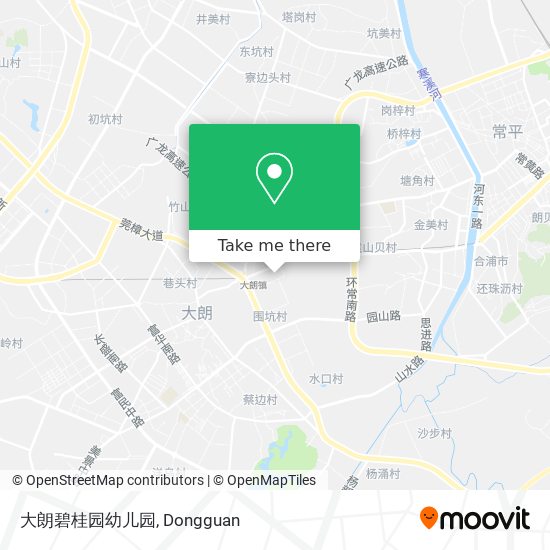 大朗碧桂园幼儿园 map
