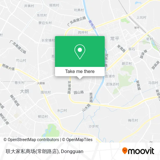 联大家私商场(常朗路店) map