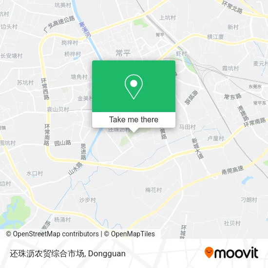 还珠沥农贸综合市场 map