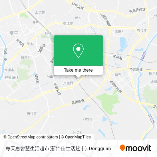 每天惠智慧生活超市(新怡佳生活超市) map