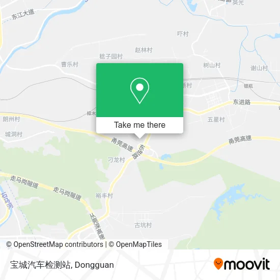 宝城汽车检测站 map