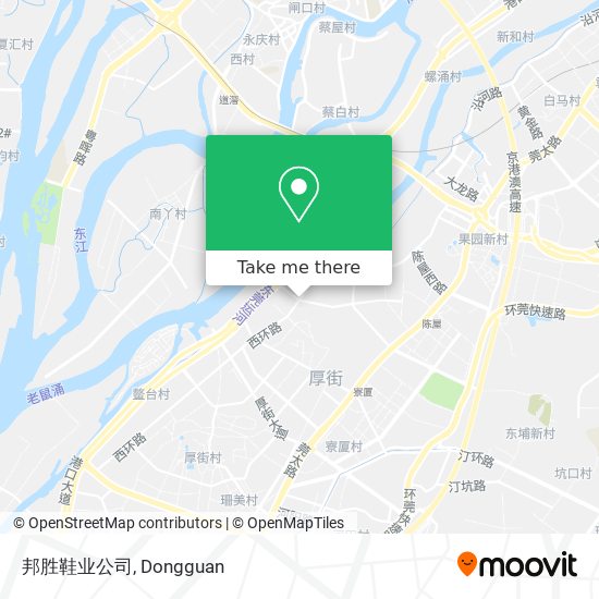 邦胜鞋业公司 map