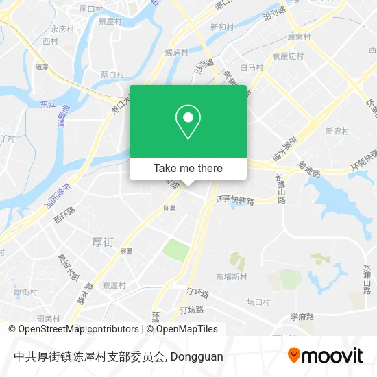 中共厚街镇陈屋村支部委员会 map