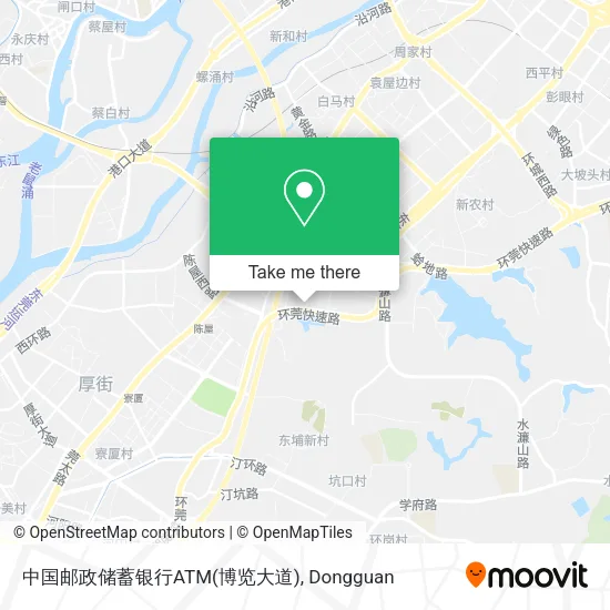中国邮政储蓄银行ATM(博览大道) map