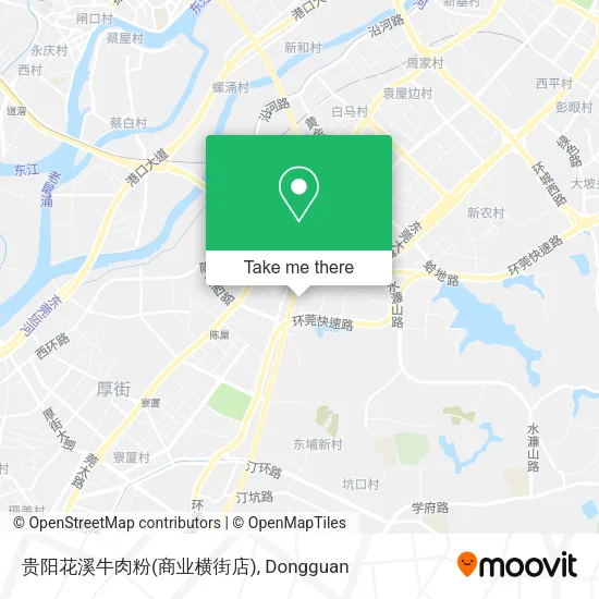 贵阳花溪牛肉粉(商业横街店) map