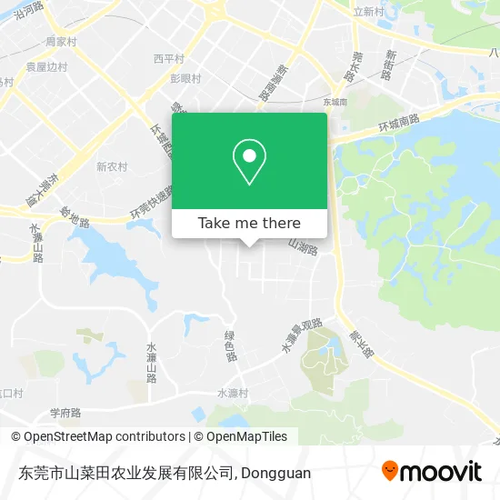 东莞市山菜田农业发展有限公司 map
