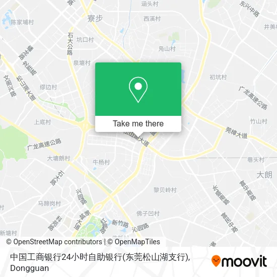 中国工商银行24小时自助银行(东莞松山湖支行) map