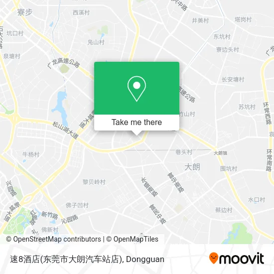 速8酒店(东莞市大朗汽车站店) map