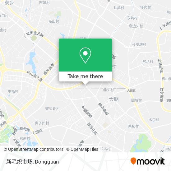 新毛织市场 map