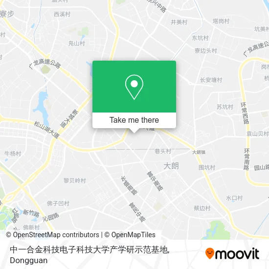 中一合金科技电子科技大学产学研示范基地 map