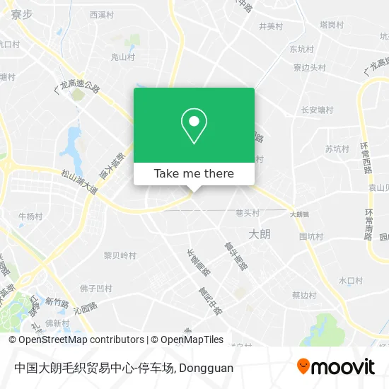 中国大朗毛织贸易中心-停车场 map