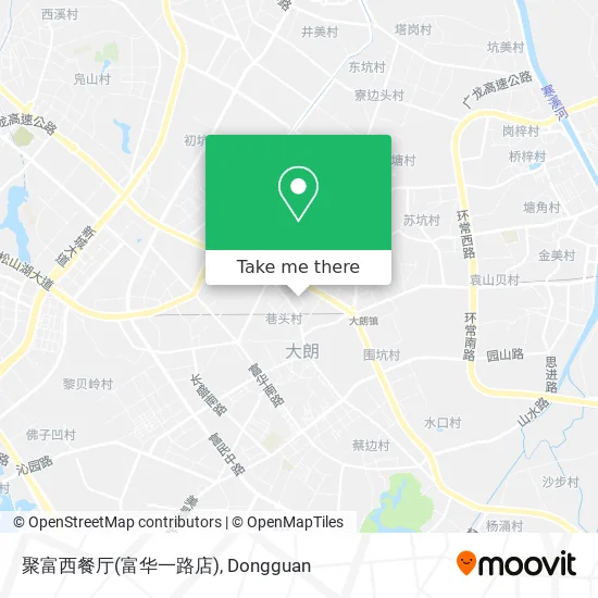 聚富西餐厅(富华一路店) map