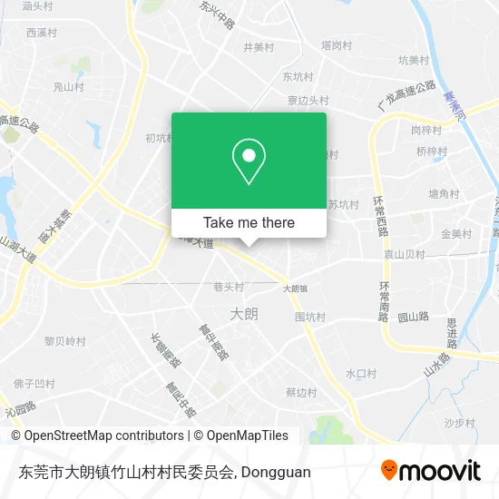 东莞市大朗镇竹山村村民委员会 map