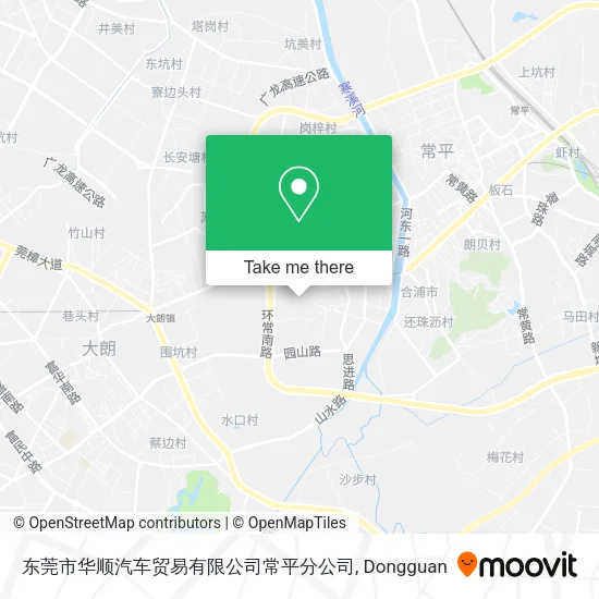 东莞市华顺汽车贸易有限公司常平分公司 map
