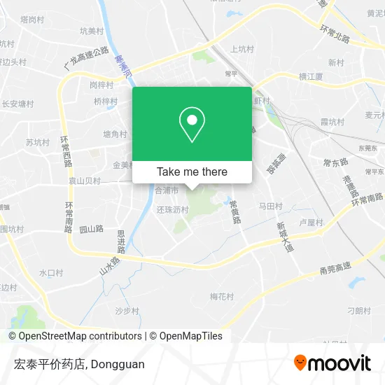 宏泰平价药店 map