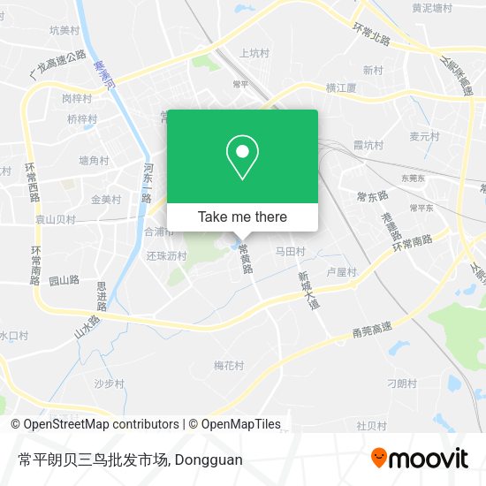 常平朗贝三鸟批发市场 map