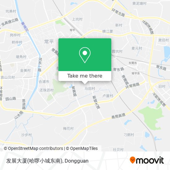 发展大厦(哈啰小城东南) map