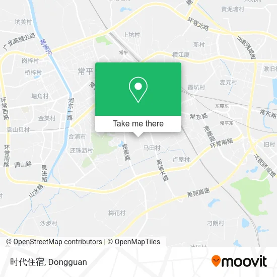 时代住宿 map