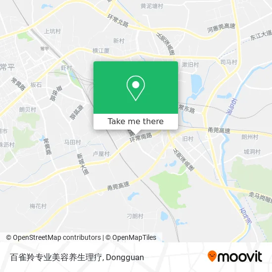百雀羚专业美容养生理疗 map