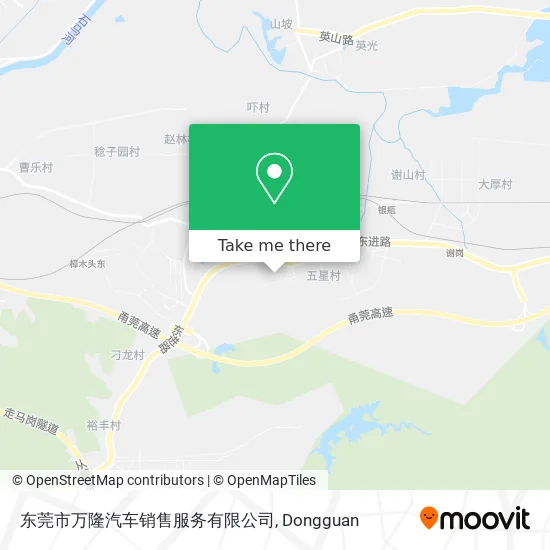 东莞市万隆汽车销售服务有限公司 map