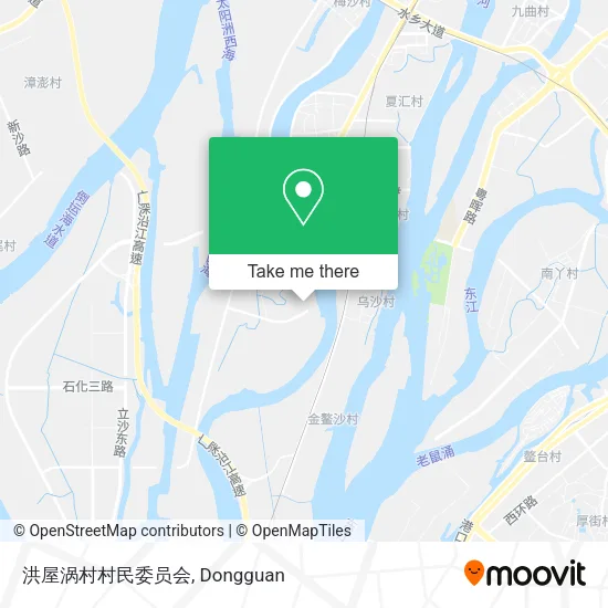 洪屋涡村村民委员会 map