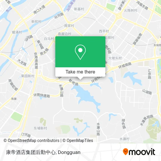 康帝酒店集团后勤中心 map