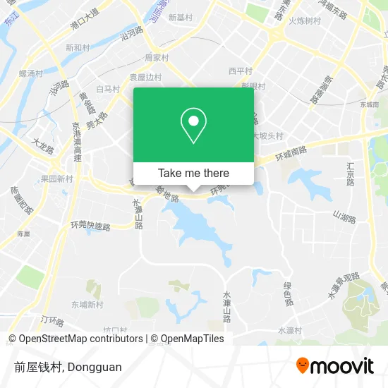 前屋钱村 map