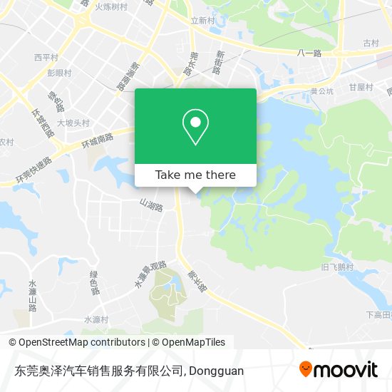 东莞奥泽汽车销售服务有限公司 map