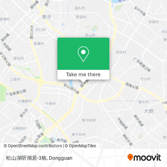 松山湖听湖居-3栋 map