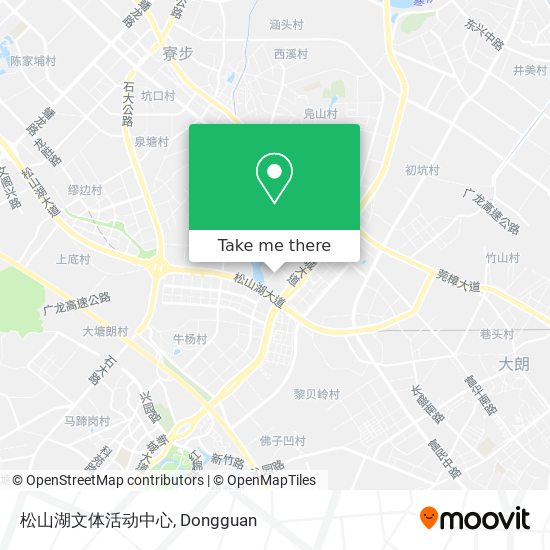 松山湖文体活动中心 map