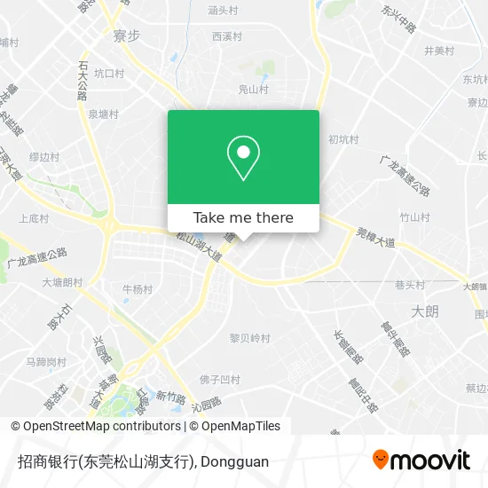招商银行(东莞松山湖支行) map