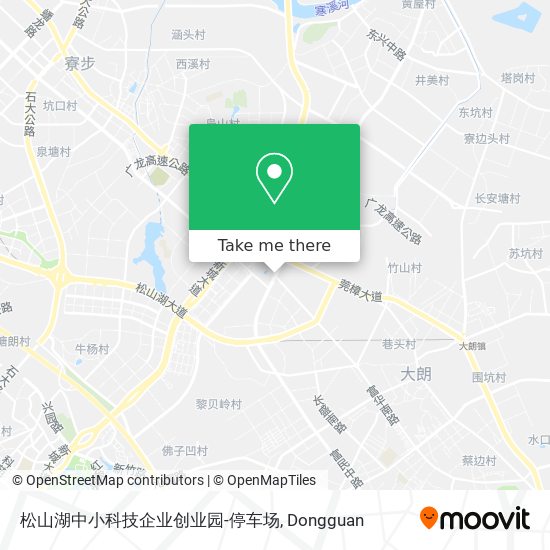 松山湖中小科技企业创业园-停车场 map