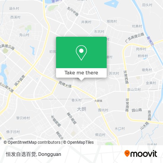 恒发自选百货 map