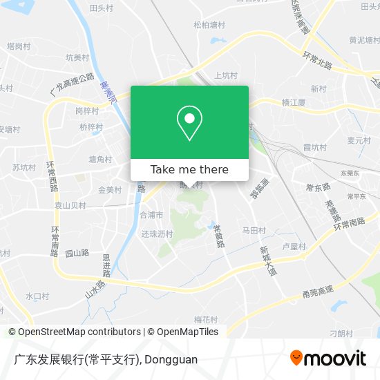 广东发展银行(常平支行) map