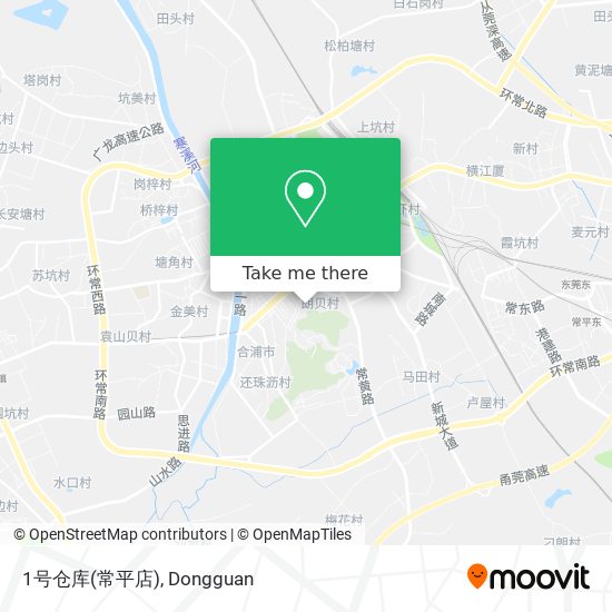 1号仓库(常平店) map
