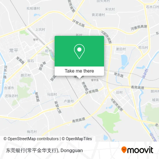 东莞银行(常平金华支行) map