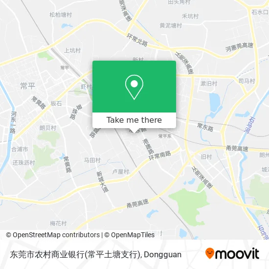 东莞市农村商业银行(常平土塘支行) map