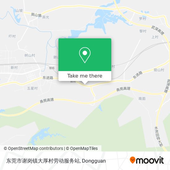 东莞市谢岗镇大厚村劳动服务站 map