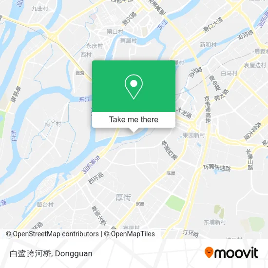 白鹭跨河桥 map