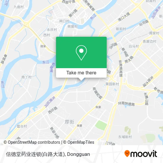信德堂药业连锁(白路大道) map