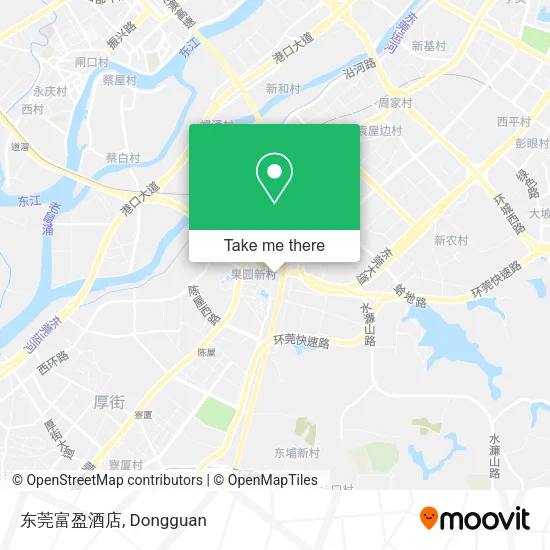 东莞富盈酒店 map