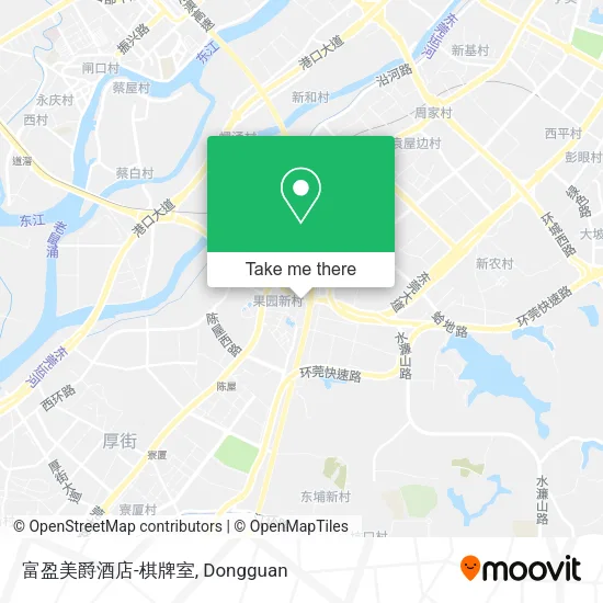 富盈美爵酒店-棋牌室 map