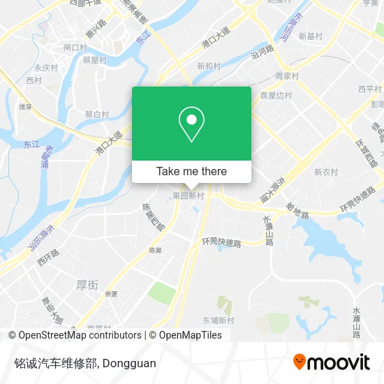 铭诚汽车维修部 map