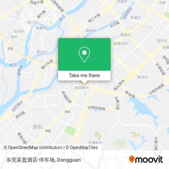 东莞富盈酒店-停车场 map