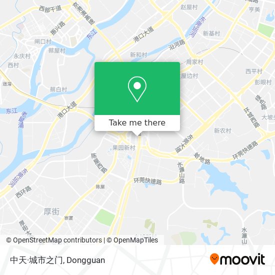 中天·城市之门 map