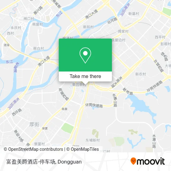富盈美爵酒店-停车场 map