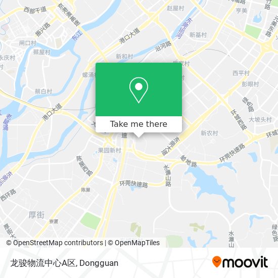 龙骏物流中心A区 map