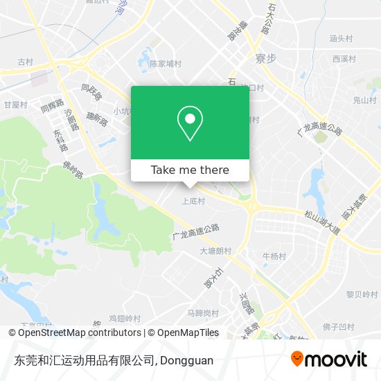 东莞和汇运动用品有限公司 map