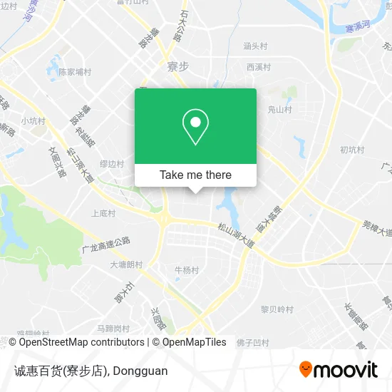 诚惠百货(寮步店) map